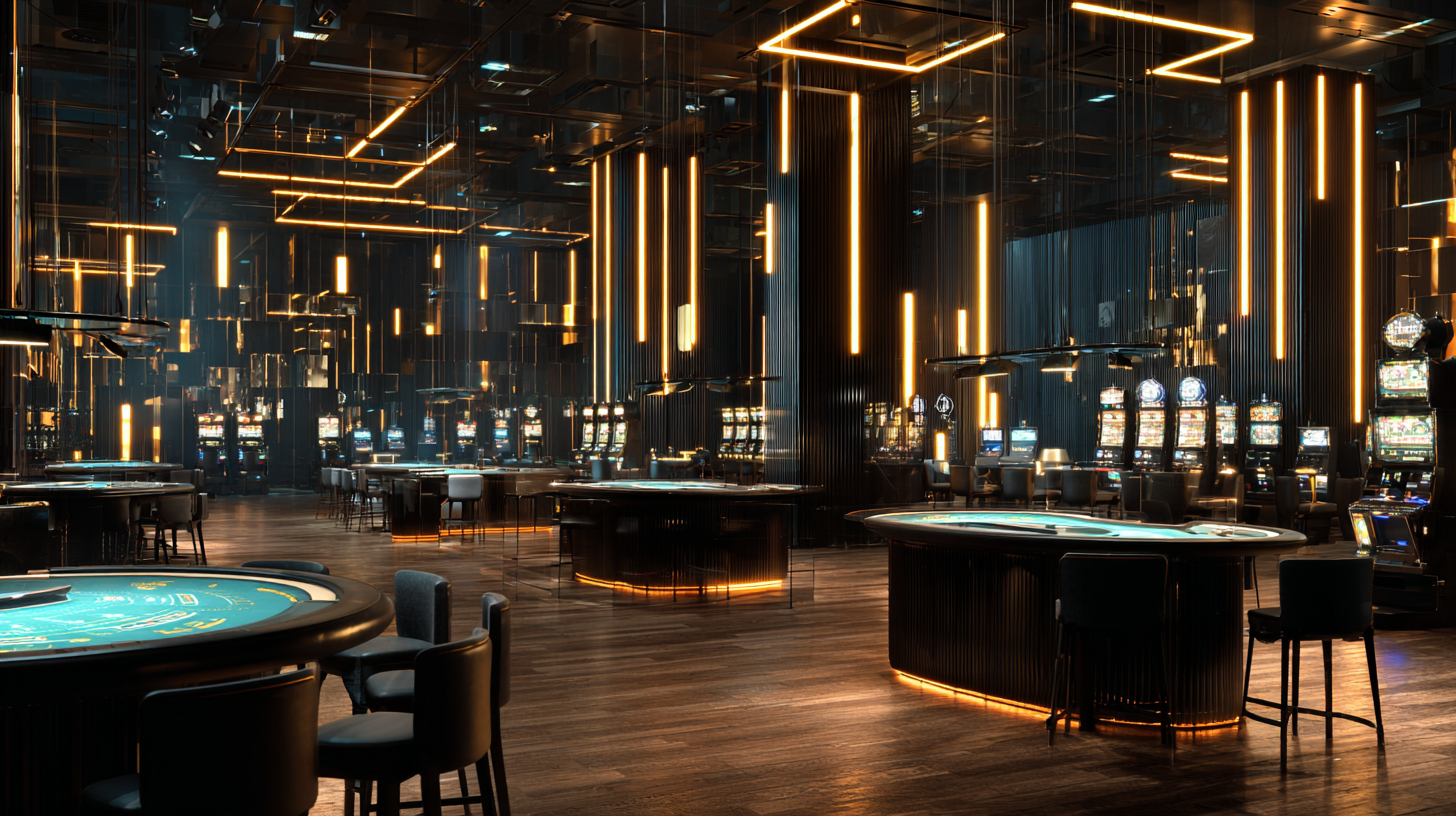 Luxury casino interior